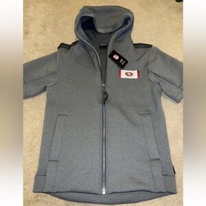 🏈 NWT Nike 49ers Sideline Showout S/S Full Zip Hoodie Men’s Large